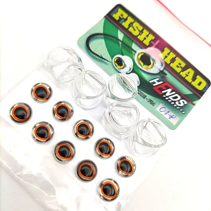Hends Streamerové Hlavy s Očima Fish Head Eyes Průměr: 6mm