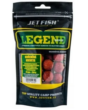 Jet fish boilie legend range kořeněná kreveta - 250 g 24 mm