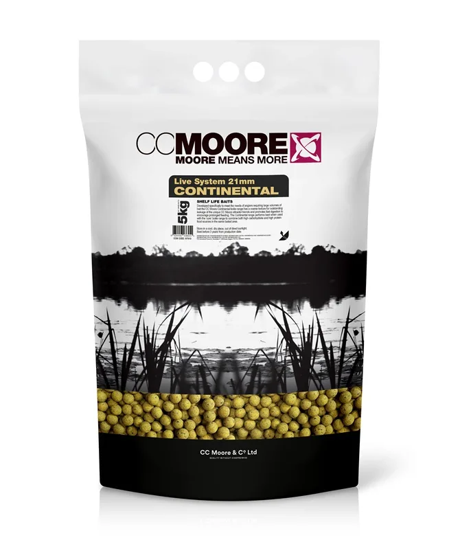 Cc moore boilie continental 5 kg 21 mm - live system
