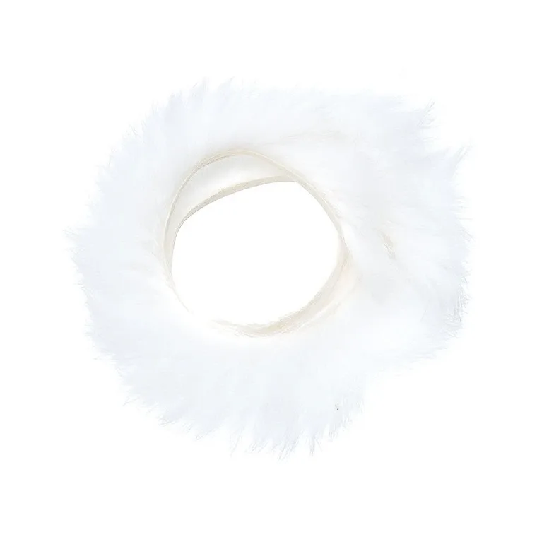 Hends Proužky Králičí Kůže Zonker Strips Rabbit White Rozměr: 6mm