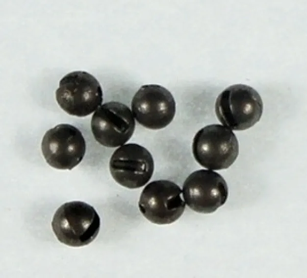 Hends Tungstenové Hlavičky Tungsten Beads Small Slot Black Průměr: 2,8mm