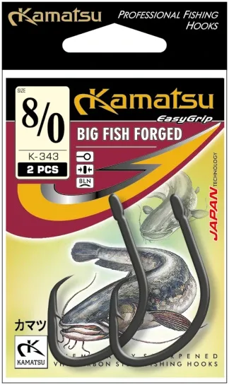 Kamatsu Háčky Big Fish BLN 2ks Počet kusů: 2ks, Velikost háčku: #12/0