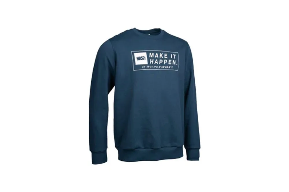 Nash Rybářská Mikina Make It Happen Coordinates Jumper Navy Blue - S