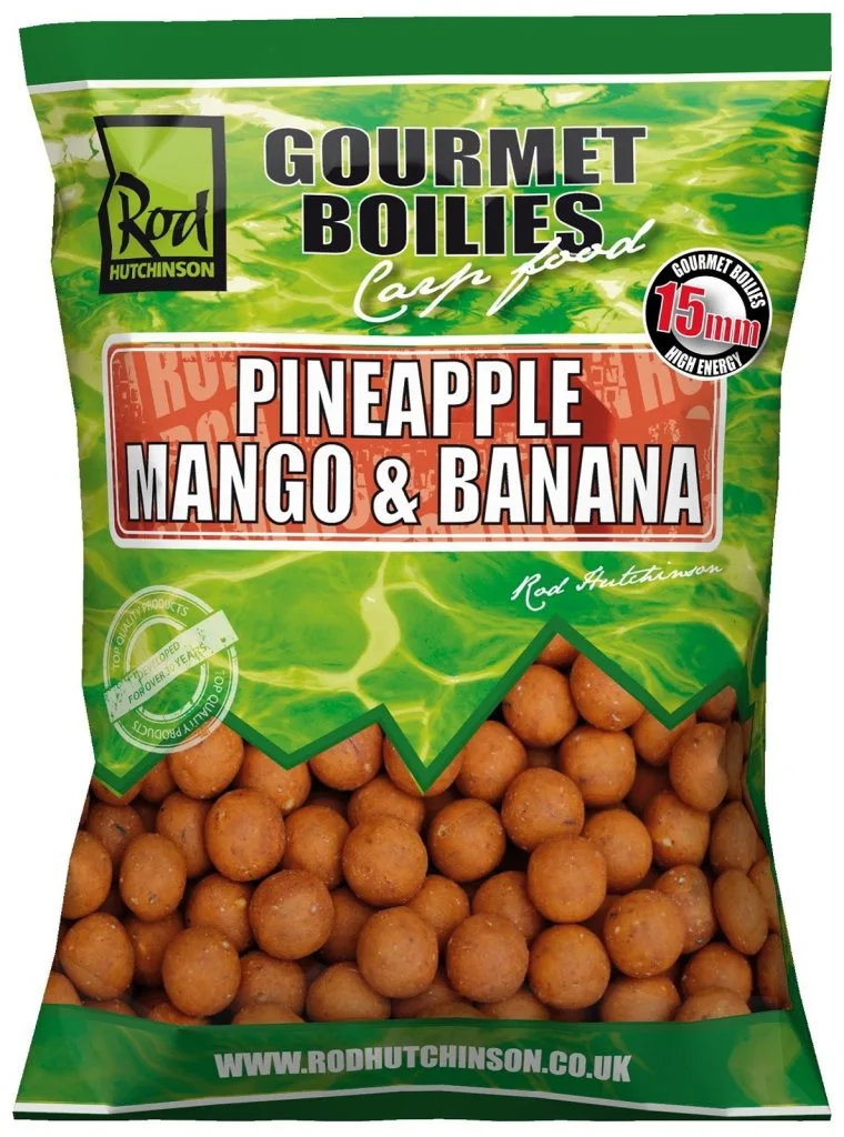 RH boilies Pineapple, Mango & Banana 15mm 1kg – ROD HUTCHINSON