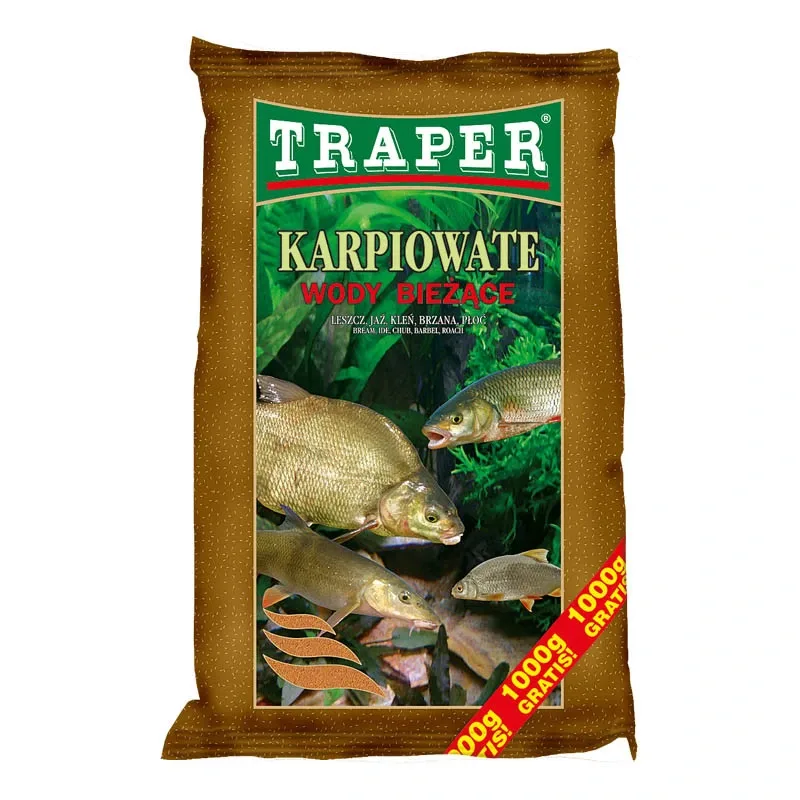 Traper Krmení Popular Kapr Na Tekoucí Vody Hmotnost: 5kg, Příchuť: Vanilka
