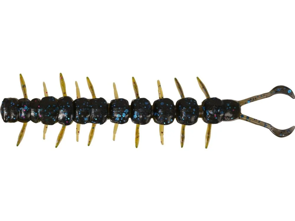 Westin gumová nástra centipede creaturebait 4 ks 9,5 cm 4 g - midnight pumpkin