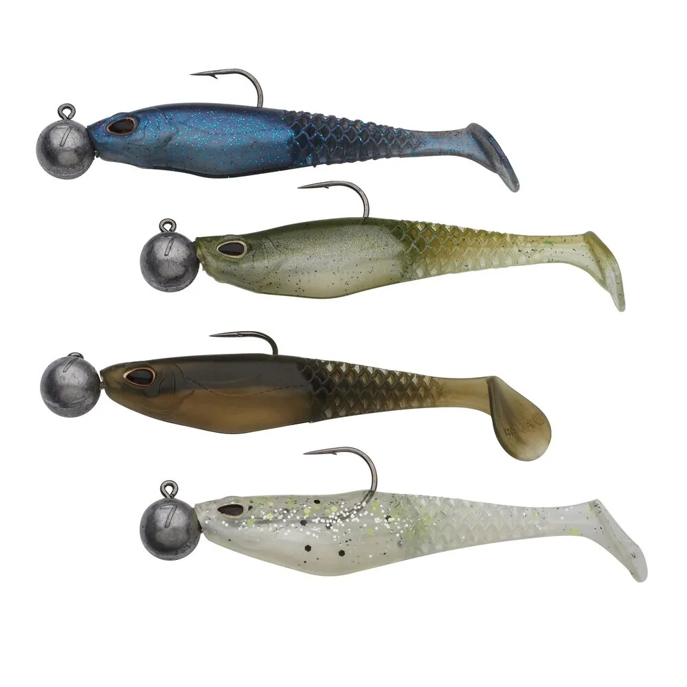Berkley sada gumových nástrah powerbait cullshad rtf clear water mix - 7,5 cm 7 g