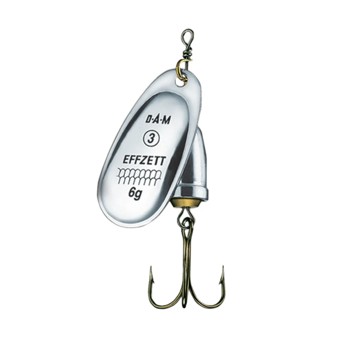 Dam Třpytka Effzett Executor Spinner Silver Hmotnost: 8g, Velikost: #4