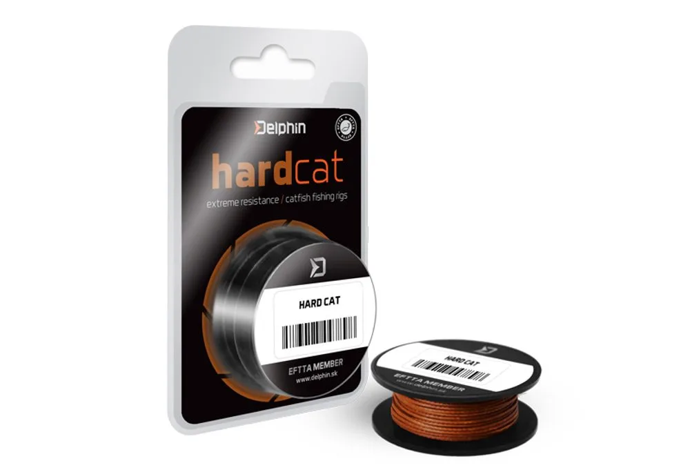 Delphin Návazcová šňůra Hard Cat červeno-hnědá - 1,1mm 100,0kg 10m