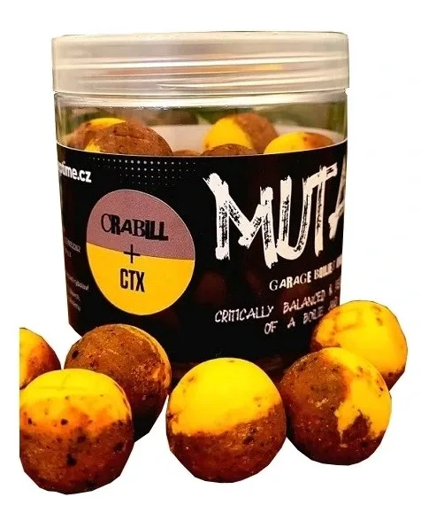 G.B.U. Neutálně Vyvážené Boilies Mutant Crabill CTX 130g Hmotnost: 130g, Průměr: 24mm
