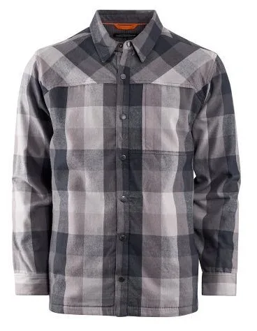 Grundéns košile bankside lined shacket anchor plaid - xl