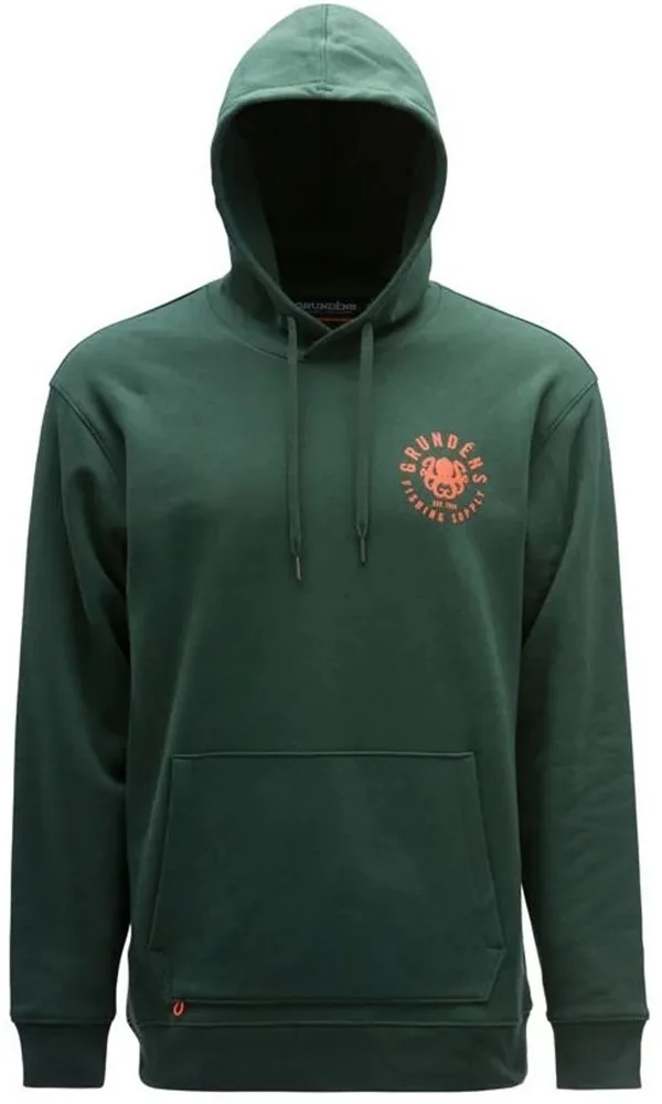 Grundéns mikina displacement dwr hoodie deep forest - l