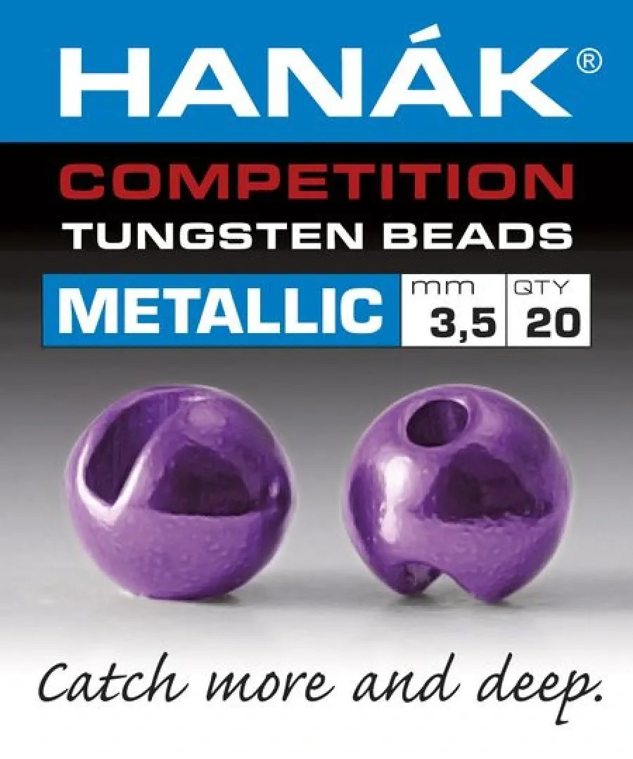 Hanák Competition Hanák Tungstenové Hlavičky Metallic Světle Fialové Průměr: 4,0mm