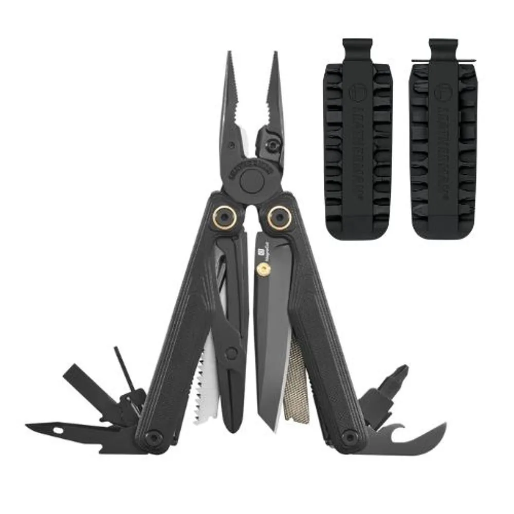 Leatherman Multitool Wave Alpha Bundle - Obsidian + Bitkit black
