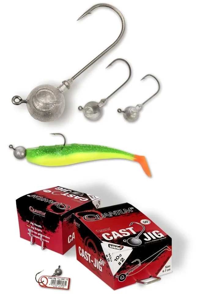 Quantum Jigová Hlava Cast 50 Degree 25g Hmotnost: 25g, Velikost háčku: #6/0