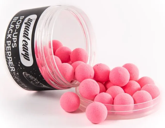 Squat carp plovoucí boilies pop-up black pepper 60 g - 12 mm