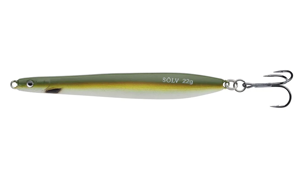Abu garcia plandavka sölv piil bright green - 9,5 cm 22 g