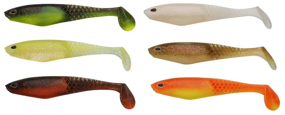 Berkley gumová nástraha powerbait cullshad mixpack darkwater - 10 cm 8 g 6 ks