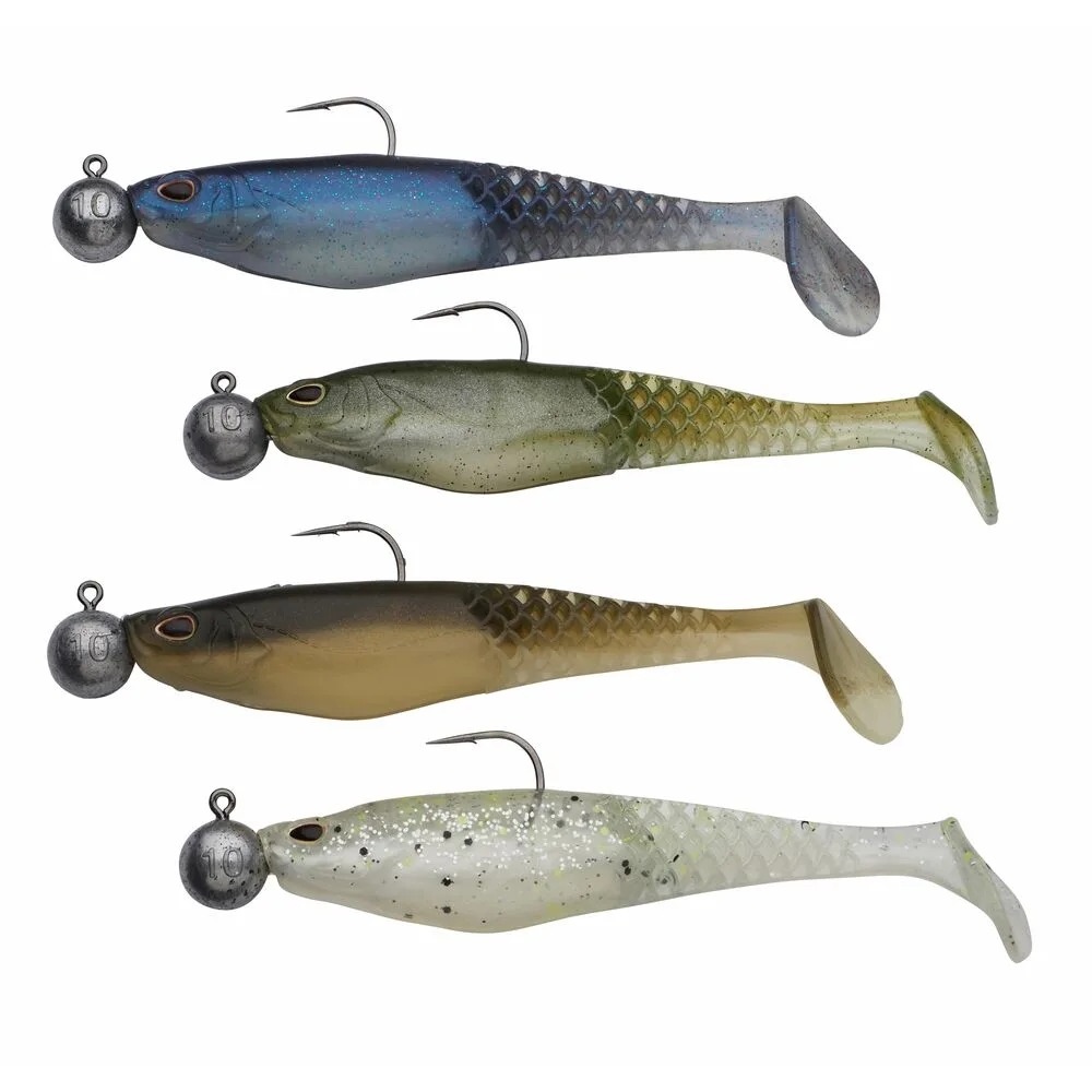 Berkley sada gumových nástrah powerbait cullshad rtf clear water mix - 10 cm 10 g