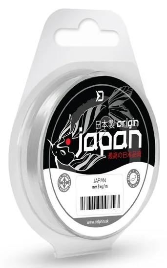 Delphin vlasec japan origin ultra čirá - průměr 0,234 mm / nosnost 4,43 kg / návin 50 m