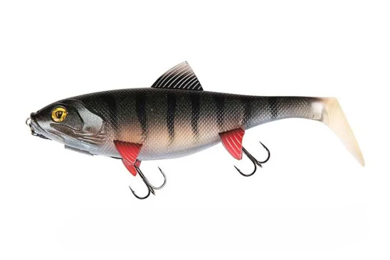 Fox Rage Gumová nástraha Giant Replicant Wobble UV Young Perch - 27cm 218g