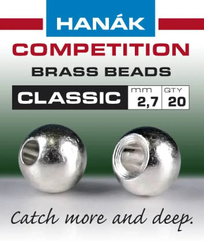 Hanák Competition Hanák Klasické Mosazné Hlavičky Stříbrné Průměr: 3,2mm