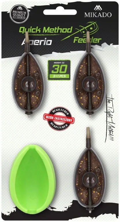 Mikado Krmítkový Set - Method Feeder Q.M.F. Aperio 3ks + forma Hmotnost: 60g