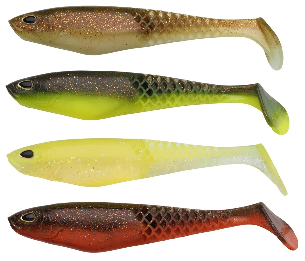 Berkley gumová nástraha powerbait cullshad mixpack darkwater - 12,5 cm 16,8 g 4 ks