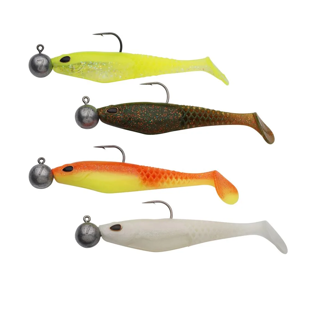 Berkley sada gumových nástrah powerbait cullshad rtf dark water mix - 7,5 cm 7 g