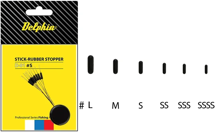 Delphin Zarážka Stick - Rubber stopper Velikost: M