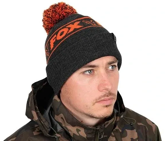 Fox Čepice Collection Bobble Black Orange