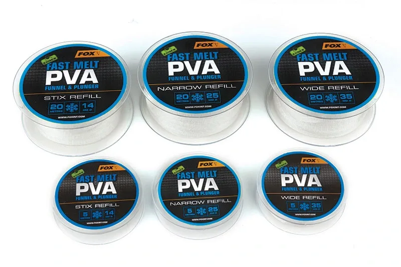 Fox Náhradní PVA Punčocha Edges Refill Fast Melt Délka: 20m, Průměr: 35mm
