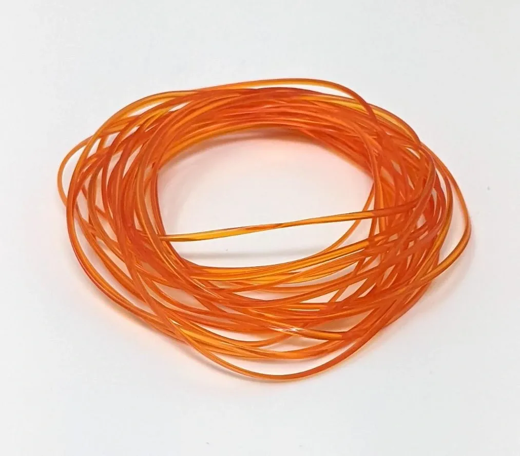 Hends Body Glass Half Round 1,2 mm Orange
