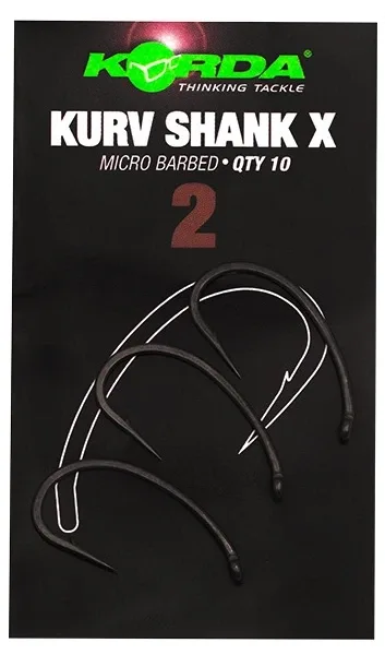 Korda Háčky Kurv Shank X Velikost háčku: #8