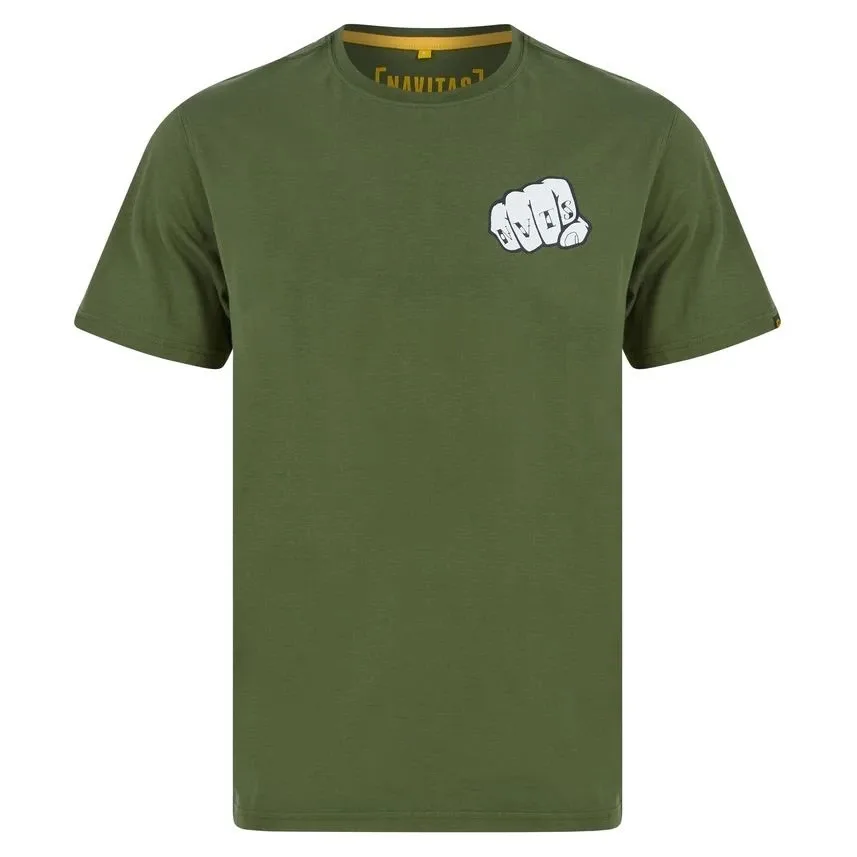 Navitas Navitas: Tričko Knuckles Tee Green Velikost Velikost: M