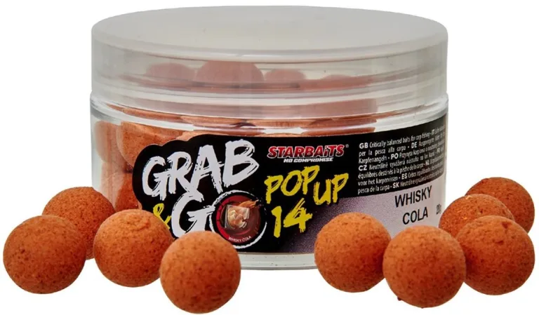 Starbaits Plovoucí boilies Pop Up Global Whisky Cola 14mm 20g