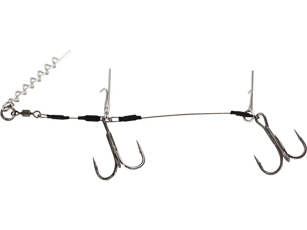 Westin Systém na gumové nástrahy Shallow Rig Double 2ks - 15cm 2/0