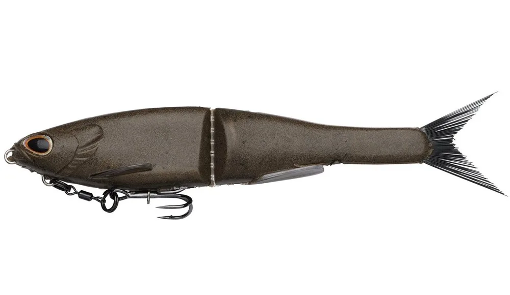 Berkley gumová nástraha powerbait nessie green pumpkin - 12 cm 11 g