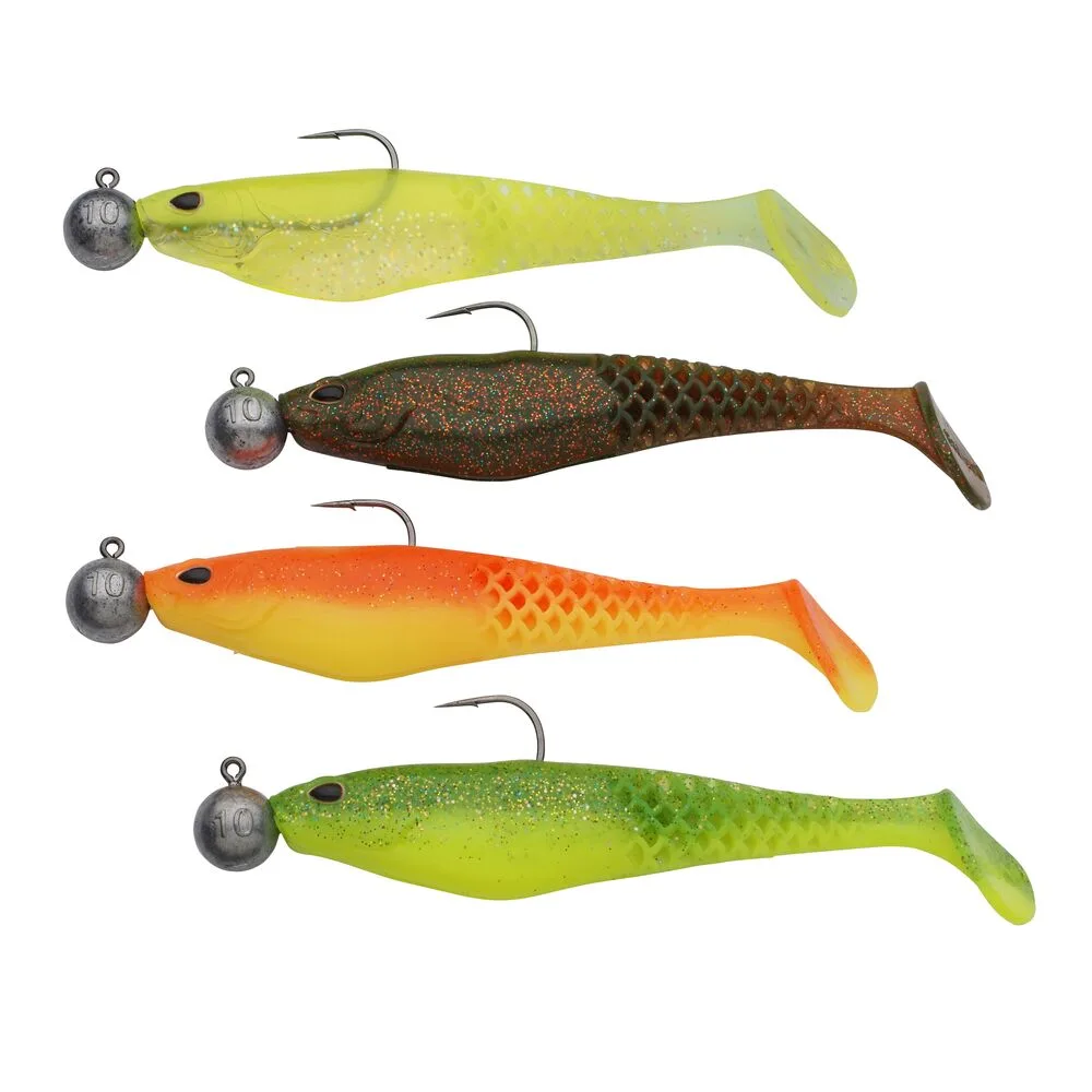 Berkley sada gumových nástrah powerbait cullshad rtf dark water mix - 10 cm 10 g