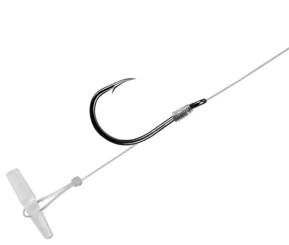 Delphin Návazec Feederový FLR Quickstop 6 ks Délka: 8cm, Velikost háčku: #4, Průměr: 0,30mm