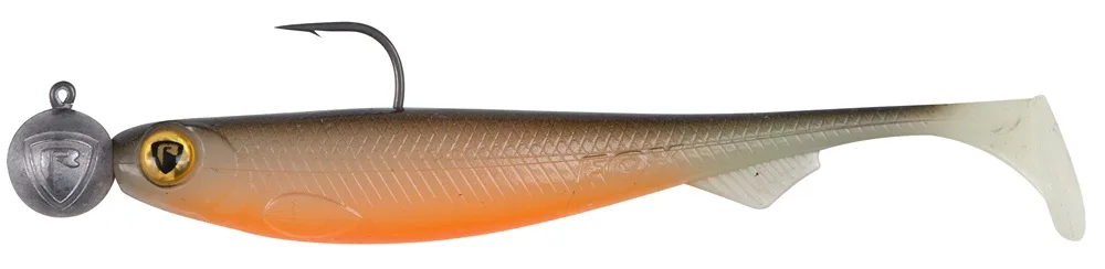 Fox rage gumová nástraha loaded slick shad uv hot olive - 9 cm 7 g