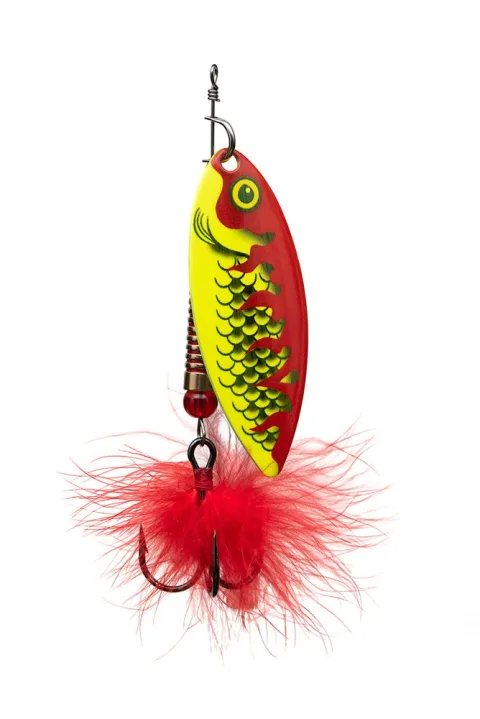 Fox Rage Třpytka Spinner UV Hot Perch - vel.3 11g