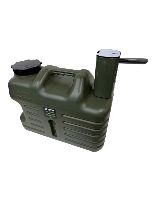 Holdcarp set automatická pumpa digital rechargeable tap + kanystr cubic water carrier 18 l