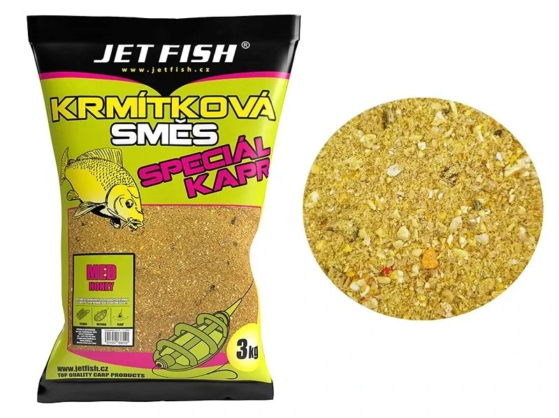 Jet Fish Krmítková Směs Speciál Kapr 3kg Příchuť: Med