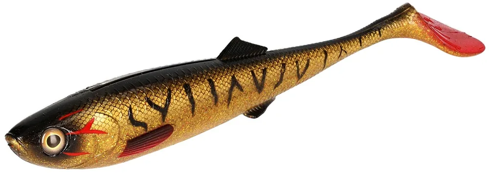 Mikado gumová nástraha sicario shiny fry balení - 14 cm 25 g 2 ks