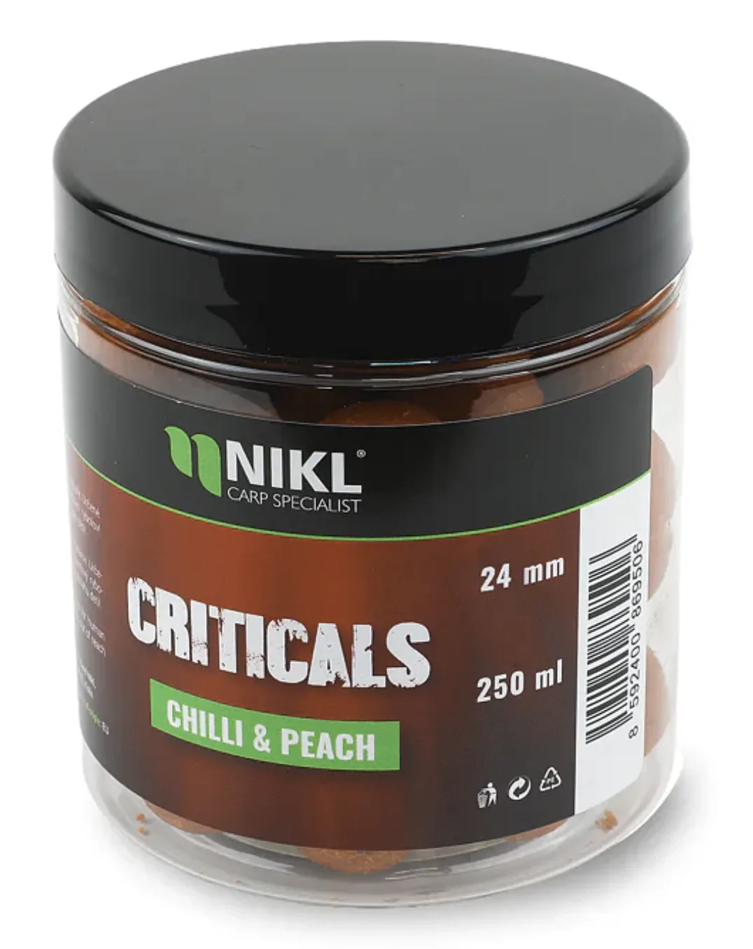 Nikl Criticals Boilie Chilli & Peach 150 g Průměr: 20mm