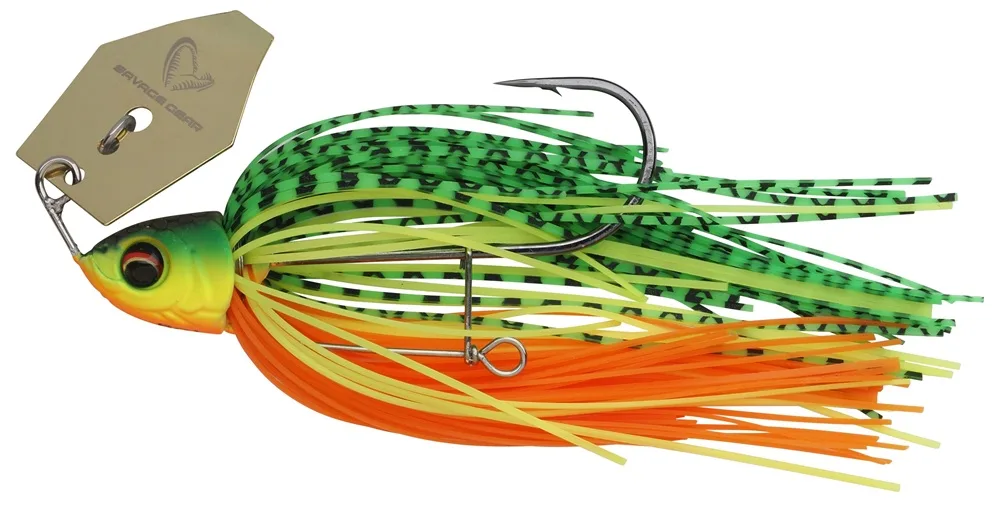 Savage gear třpytka da crazy bush sinking firetiger - 9 cm 10 g