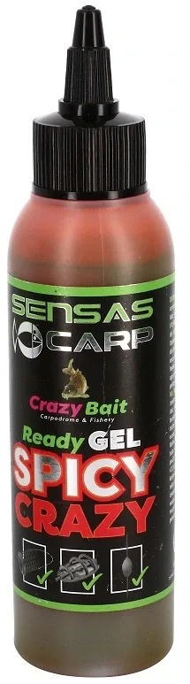 Sensas Dip Gel Crazy 115ml Příchuť: Spicy