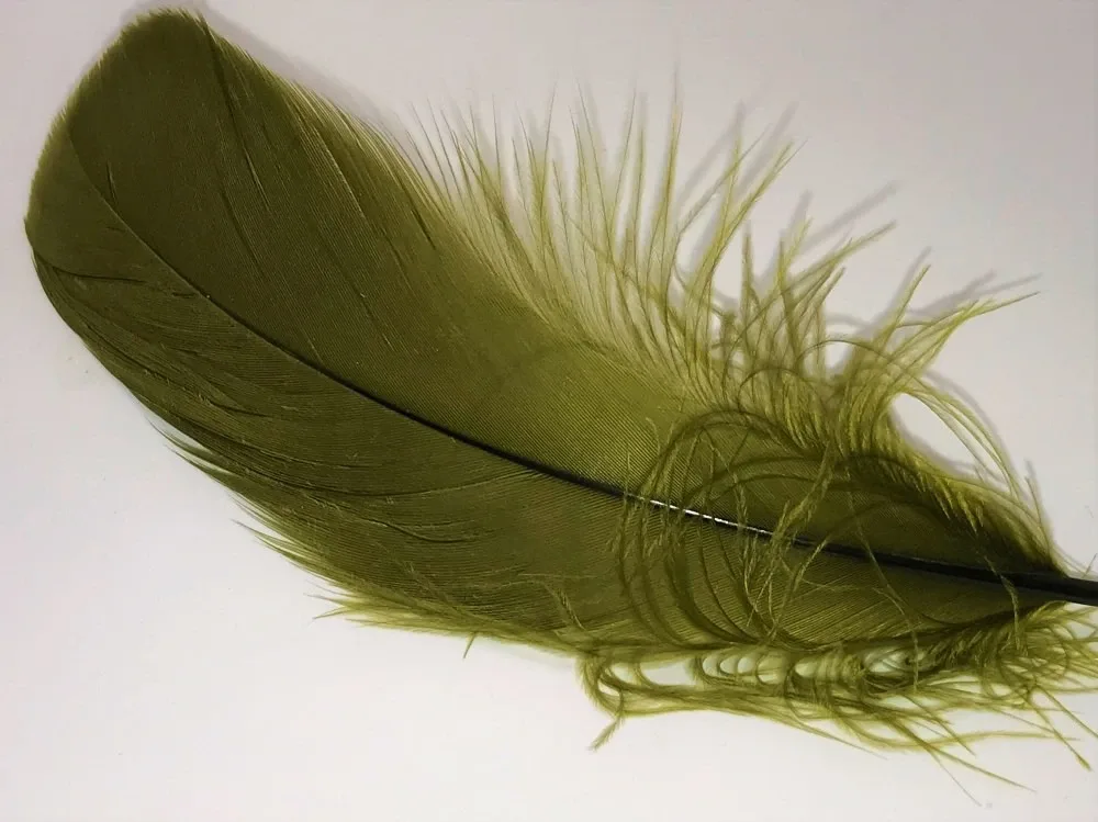 Veniard Husí Peří Goose Shoulder Stiff Medium Olive