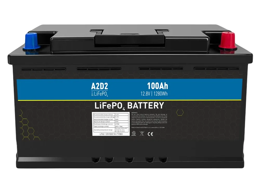 A2d2 baterie lifepo4 12,8 v 100ah f15 car battery case gotion cells